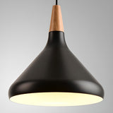 Modern Cone Conical Aluminum Pendant Light Flexible Length Image - 30