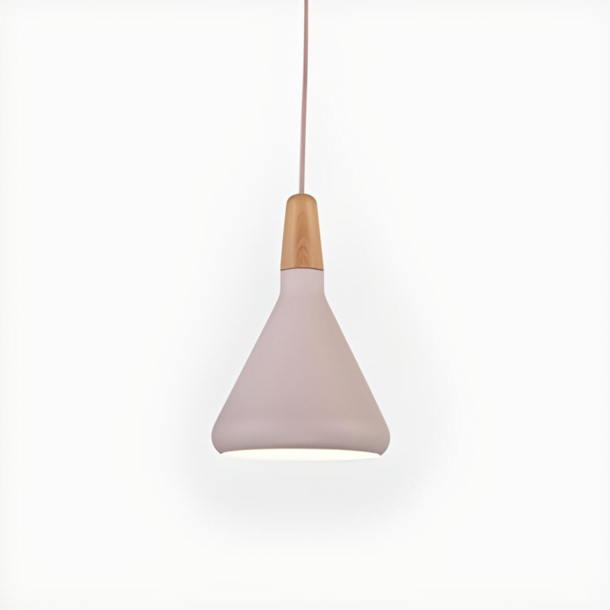 Modern Cone Conical Aluminum Pendant Light Flexible Length Image - 9