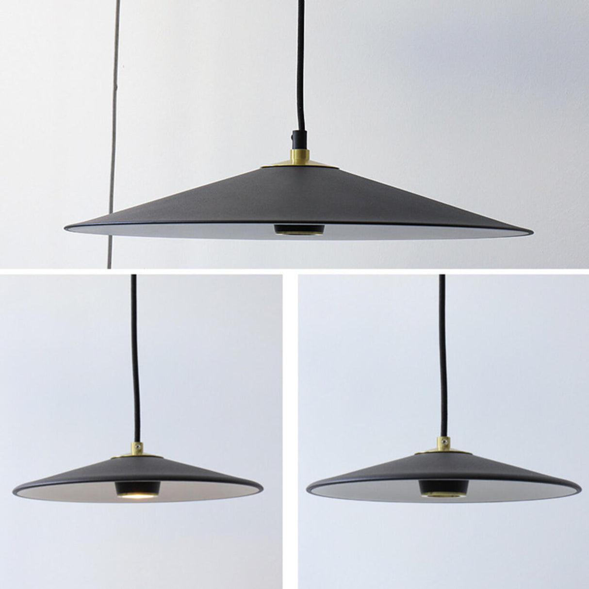 Modern Cone Iron LED Pendant Light Flexible Length Image - 10