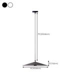 Modern Cone Iron LED Pendant Light Flexible Length Image - 17