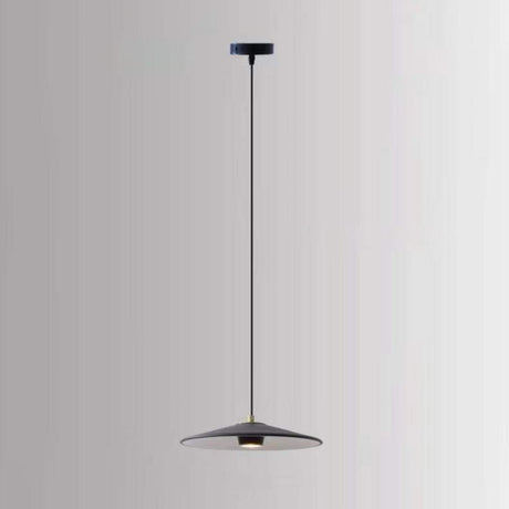 Modern Cone Iron LED Pendant Light Flexible Length Image - 2