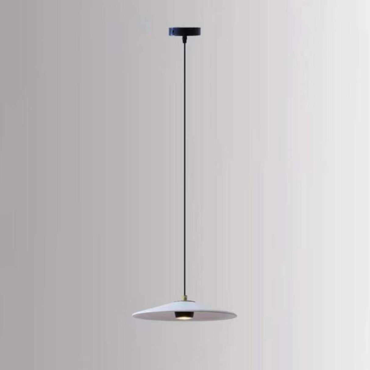 Modern Cone Iron LED Pendant Light Flexible Length Image - 3