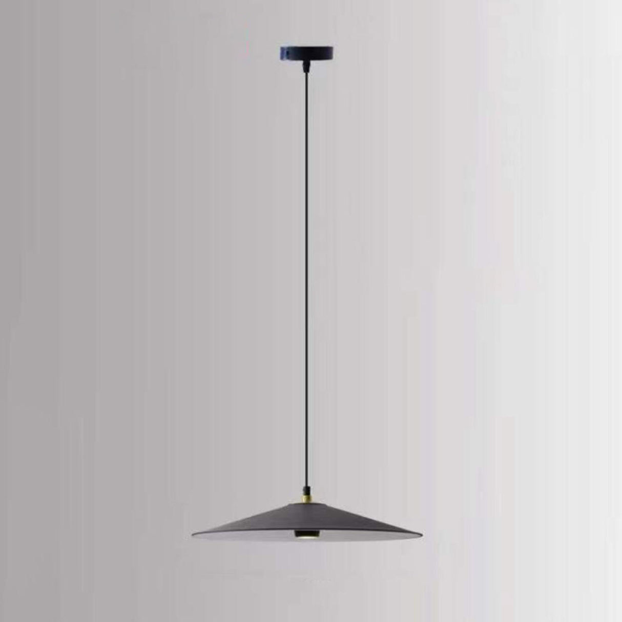 Modern Cone Iron LED Pendant Light Flexible Length Image - 5