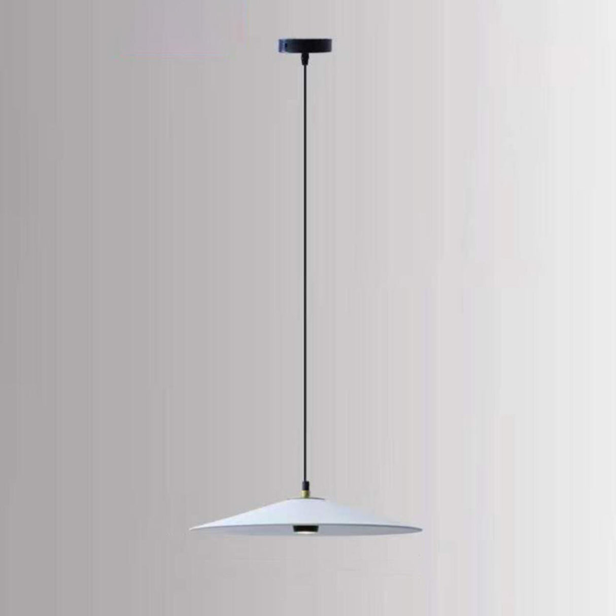 Modern Cone Iron LED Pendant Light Flexible Length Image - 7