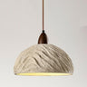 Modern Conical Gray Wooden Concrete Pendant Lights Image - 10