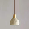 Modern Conical Gray Wooden Concrete Pendant Lights Image - 12