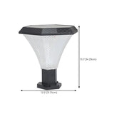 Modern Conical Solar-Powered Outdoor Garden Post Light Image - 23