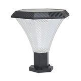 Modern Conical Solar-Powered Outdoor Garden Post Light Image - 5