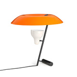 Modern Creative Beach Umbrella Orange LED Table Lamp Image - 5