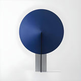 Modern Creative Blue Round Geometric Ambient Table Lamp Image - 2