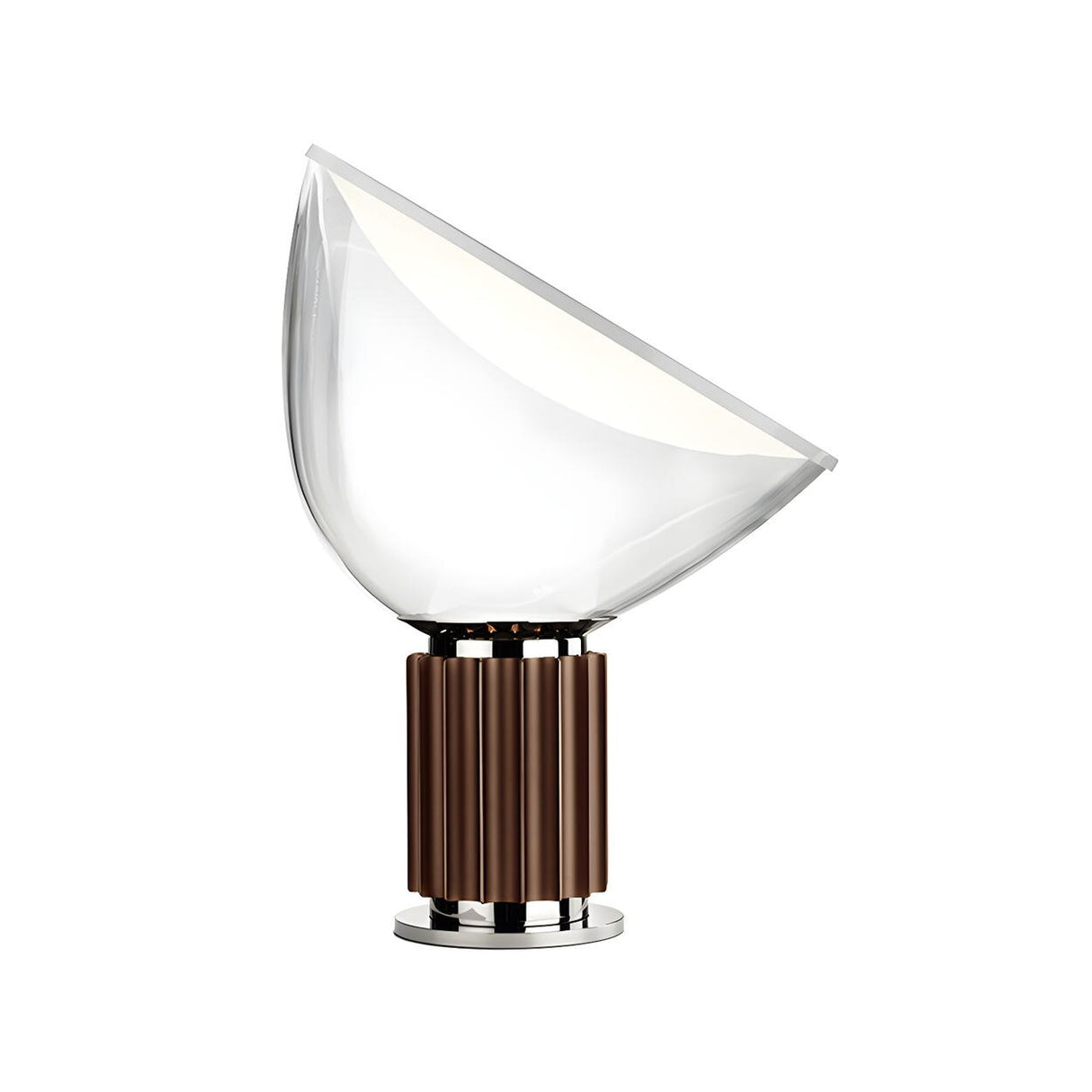 Modern Creative Bowl Shape Glass Shade Table Lamp Image - 5