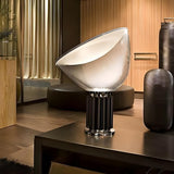 Modern Creative Bowl Shape Glass Shade Table Lamp Image - 6