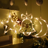 Modern Creative Christmas String Lights with Sucker Image - 13