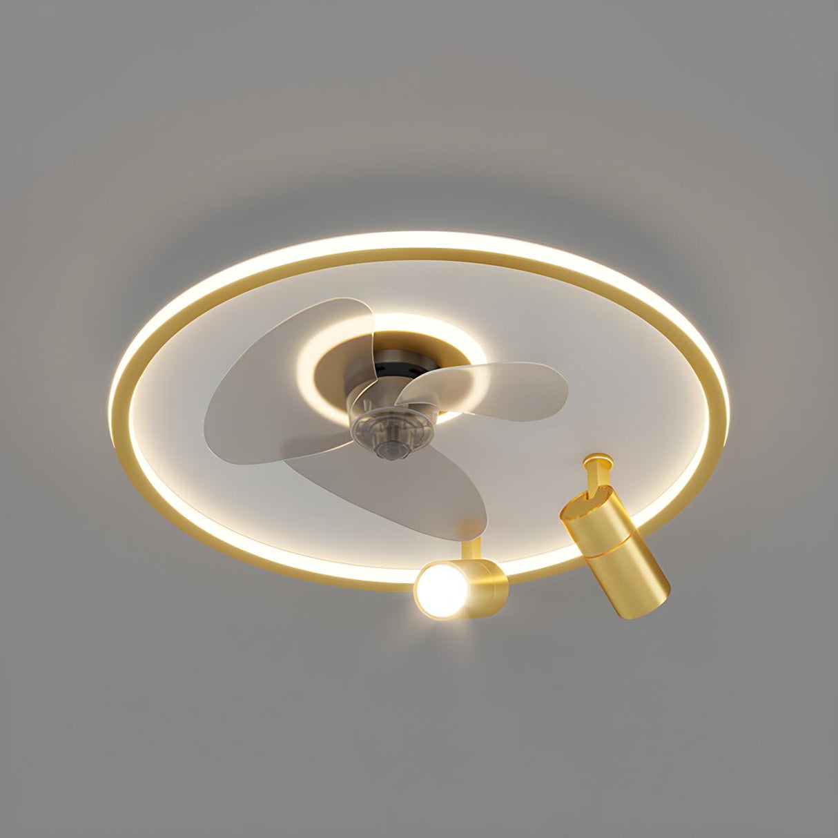 Modern Creative Cloud Multi-Light LED Ceiling Fan Light Image - 11