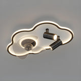 Modern Creative Cloud Multi-Light LED Ceiling Fan Light Image - 12