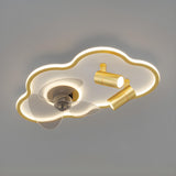 Modern Creative Cloud Multi-Light LED Ceiling Fan Light Image - 14