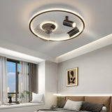 Modern Creative Cloud Multi-Light LED Ceiling Fan Light Image - 20