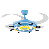 Modern Creative Nautical LED Ceiling Fan with Light Image - 7