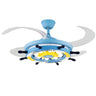 Modern Creative Nautical LED Ceiling Fan with Light Image - 7