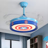 Modern Creative Nautical LED Ceiling Fan with Light Image - 8