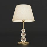 Modern Crystal Ball Base Table Lamp with Rocker Switch Image - 6