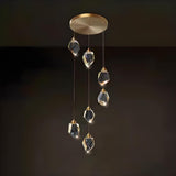 Modern Crystal Cluster String Led Pendant Light  Image - 13