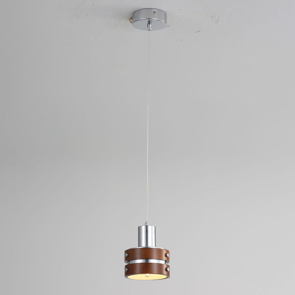 Modern Crystal Gold Cage Cylinder Pendant Lights Image - 7