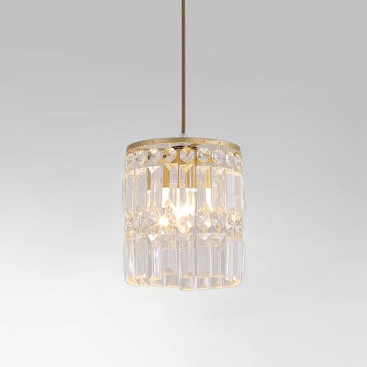 Modern Crystal Pendant Island Ceiling Light Trio Image - 7