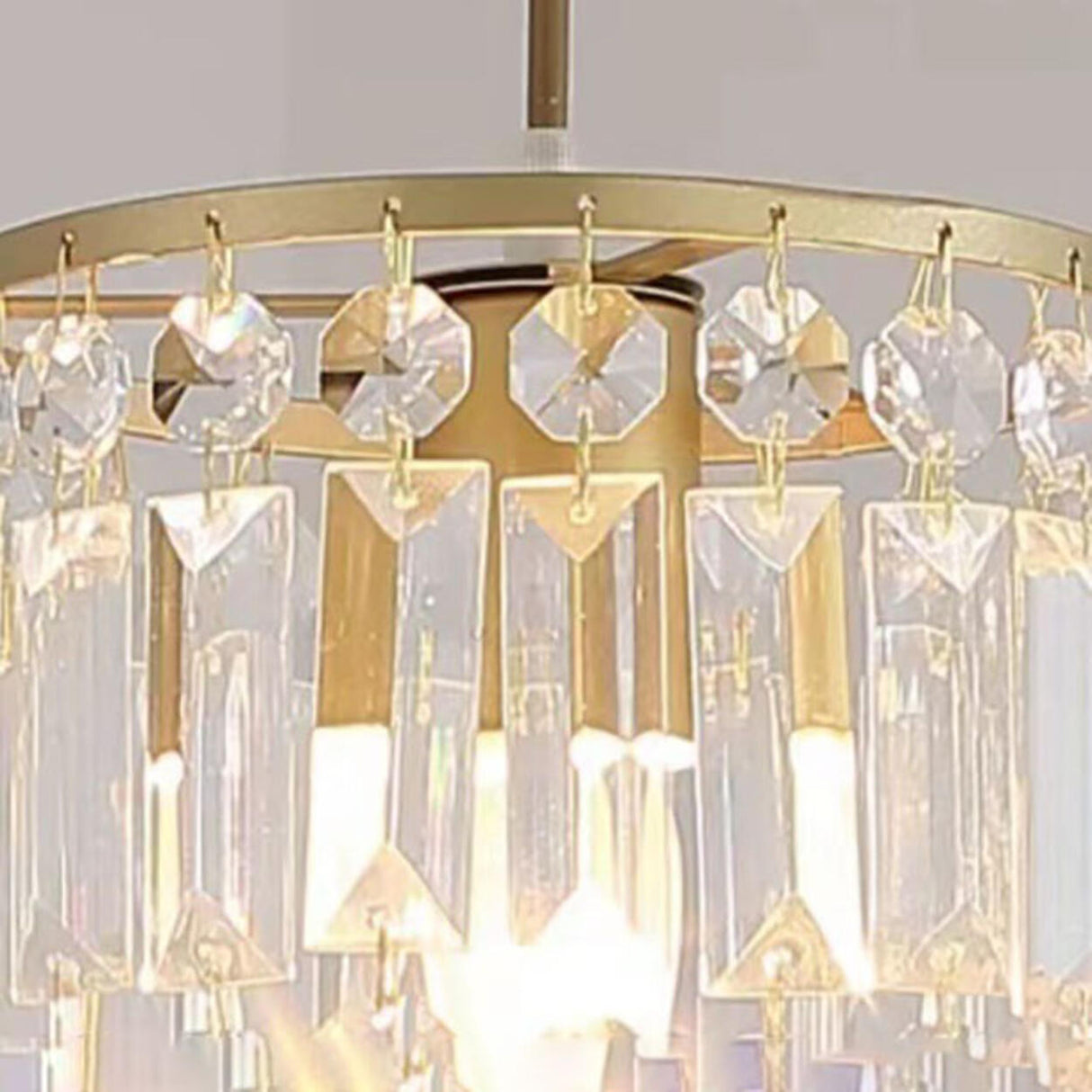 Modern Crystal Pendant Island Ceiling Light Trio Image - 8