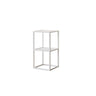 Modern Cube Open Metal Frame Black Multi-use Bookcase Image - 11