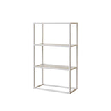 Modern Cube Open Metal Frame Black Multi-use Bookcase Image - 15