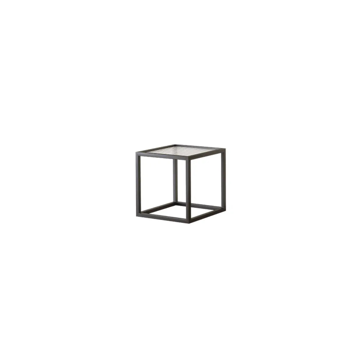 Modern Cube Open Metal Frame Black Multi-use Bookcase Image - 8