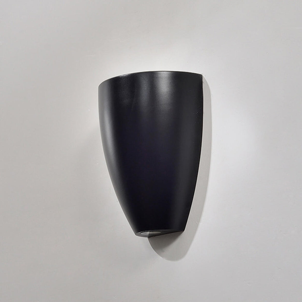 Modern Cup-Shaped Black Up Down Vanity Wall Light Image - 11