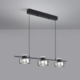 Modern Cylinder 5-Light Kitchen Island Pendant Light Image - 10