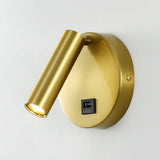 Modern Cylinder Adjustable Wall Sconce with USB Port Image - 9