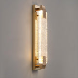 Modern Cylinder Clear Crystal Wall Sconce Light Image - 14