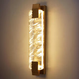 Modern Cylinder Clear Crystal Wall Sconce Light Image - 16