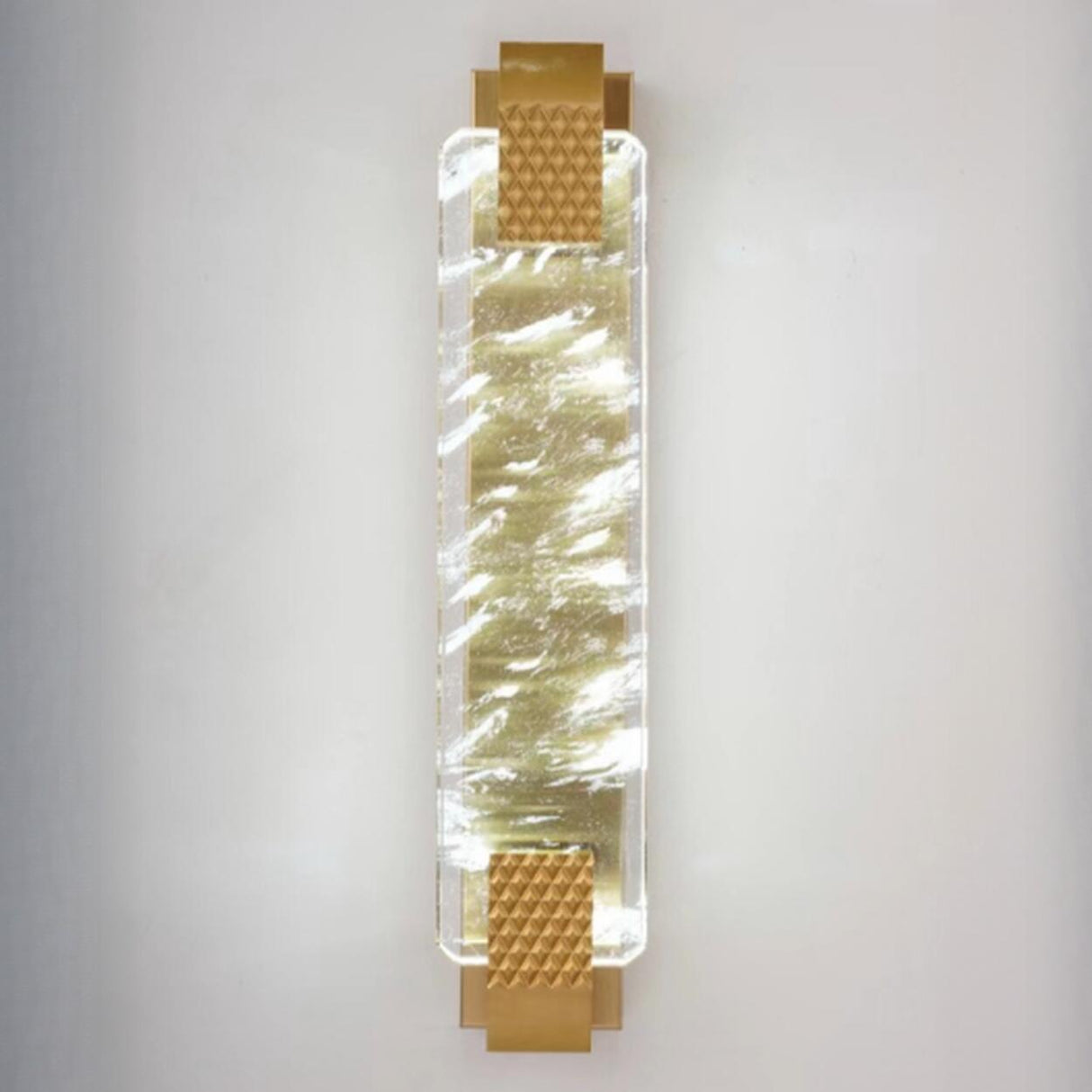 Modern Cylinder Clear Crystal Wall Sconce Light Image - 17