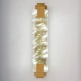 Modern Cylinder Clear Crystal Wall Sconce Light Image - 17