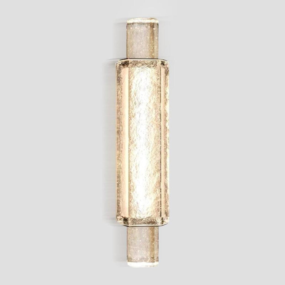 Modern Cylinder Clear Crystal Wall Sconce Light Image - 18