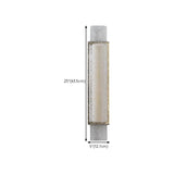 Modern Cylinder Clear Crystal Wall Sconce Light Image - 26