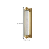 Modern Cylinder Clear Crystal Wall Sconce Light Image - 28