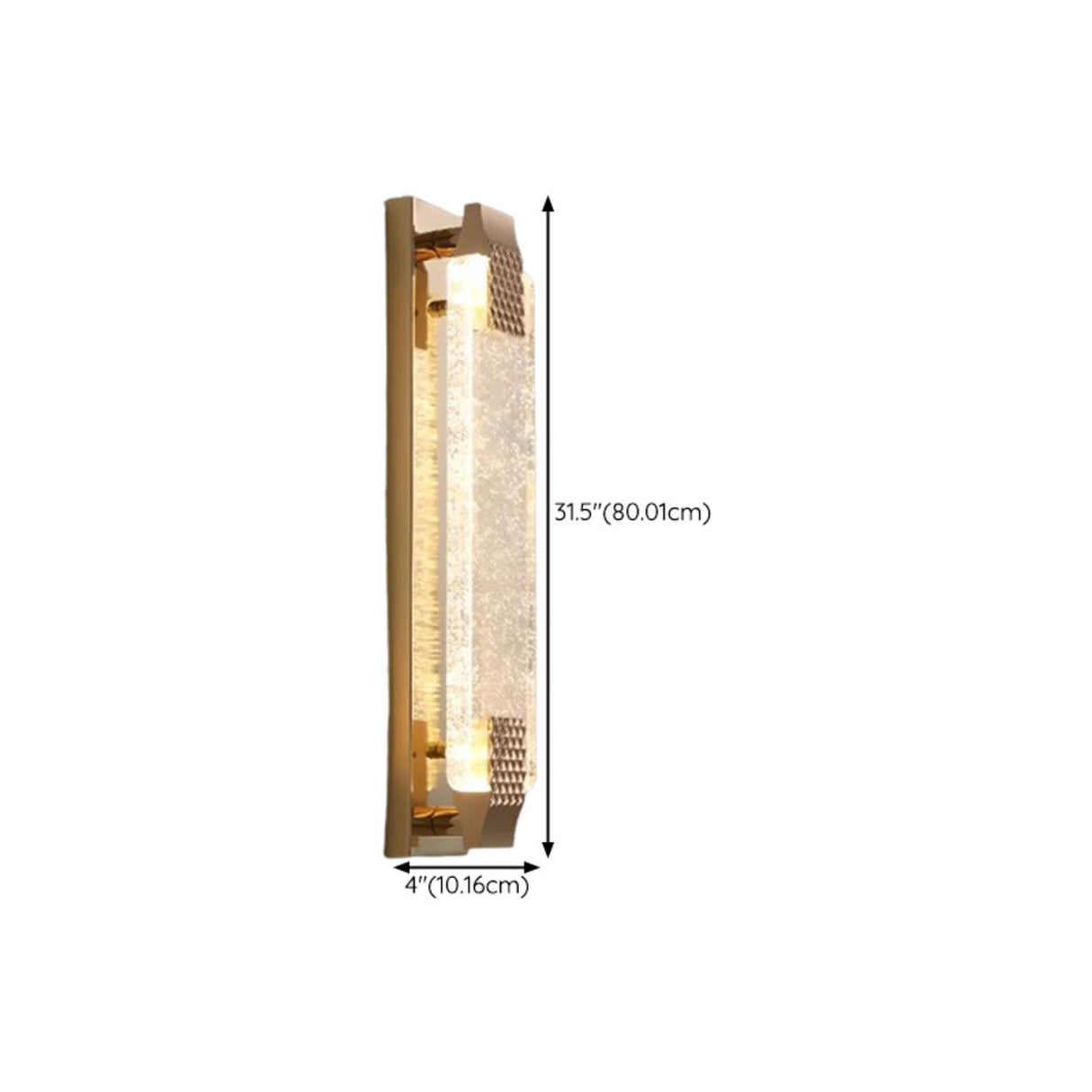 Modern Cylinder Clear Crystal Wall Sconce Light Image - 33