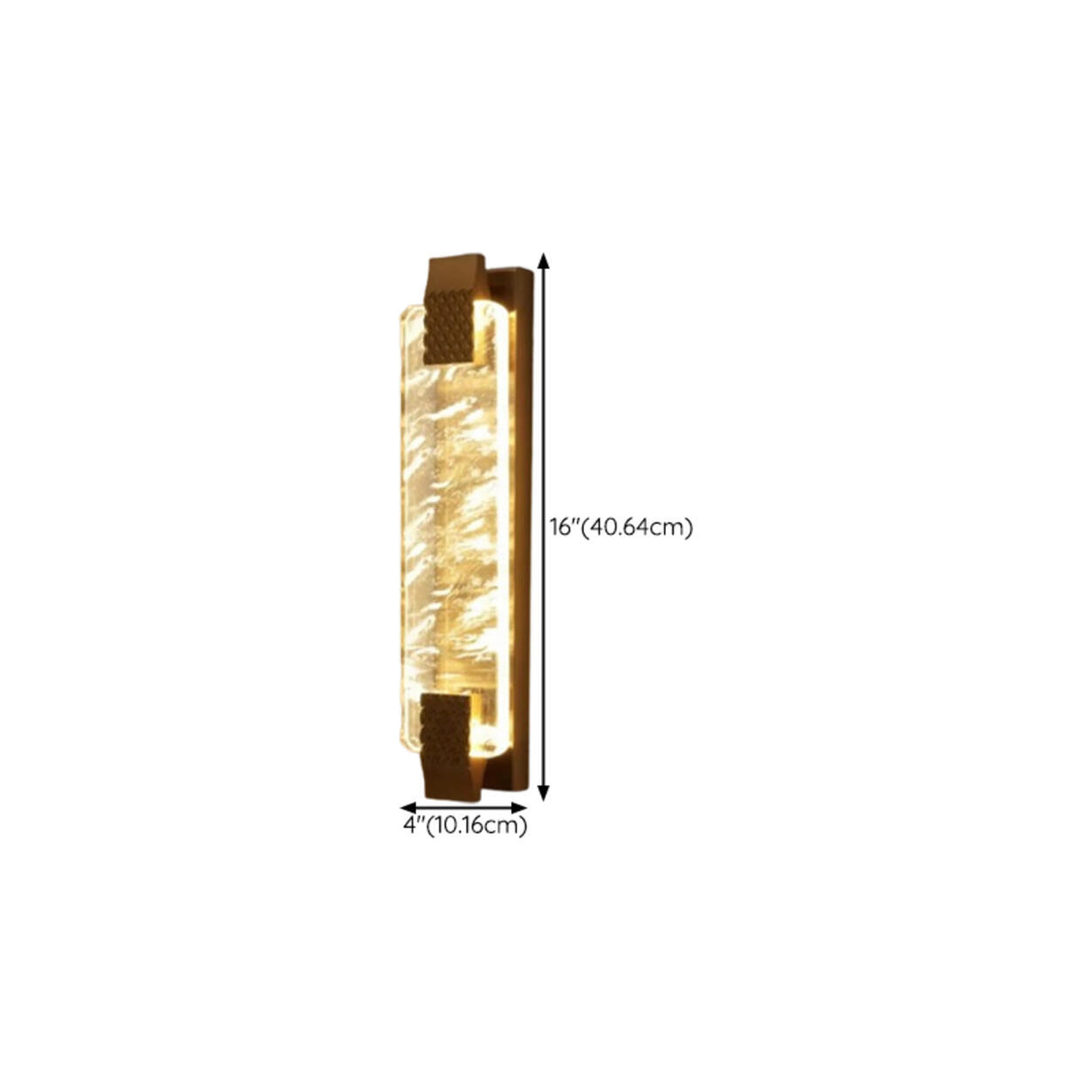 Modern Cylinder Clear Crystal Wall Sconce Light Image - 35