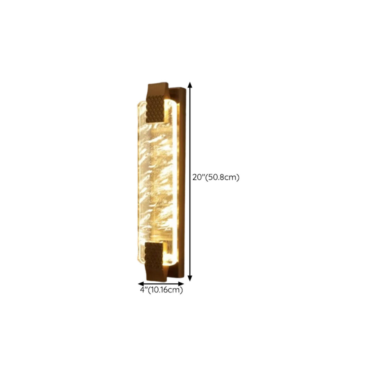 Modern Cylinder Clear Crystal Wall Sconce Light Image - 36