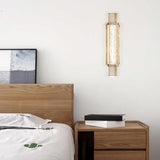 Modern Cylinder Clear Crystal Wall Sconce Light Image - 4