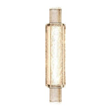 Modern Cylinder Clear Crystal Wall Sconce Light Image - 5