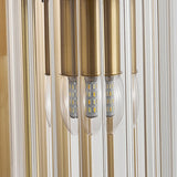 Modern Cylinder Glass Gold LED External Wall Lights Image - 10