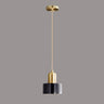 Modern Cylinder Marble Dining Room Pendant Light Image - 6