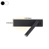 Adjustable LED Cylinder Bedside Reading Wall Light #size